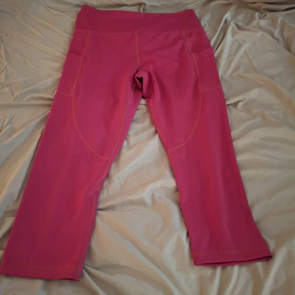 ZYIA Bright Pink Women's Leggings - Picture 3 of 12